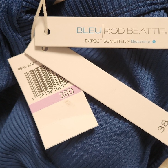 BLEU ROD  BEATTIE-WALK THE LINE D Cup Bikini Top - Picture 5 of 7